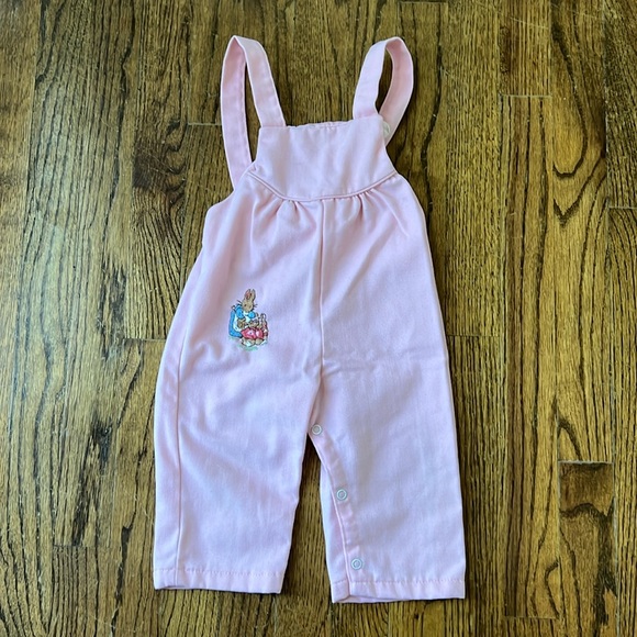 Peter Rabbit By Thomas (vintage) pink overalls - Picture 1 of 6